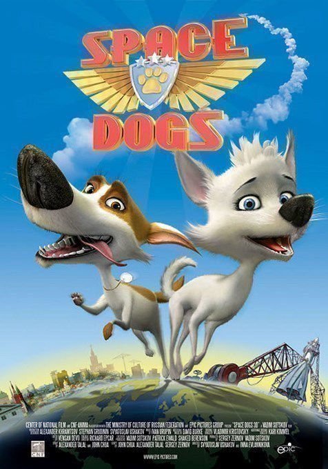 Space Dogs - Poster