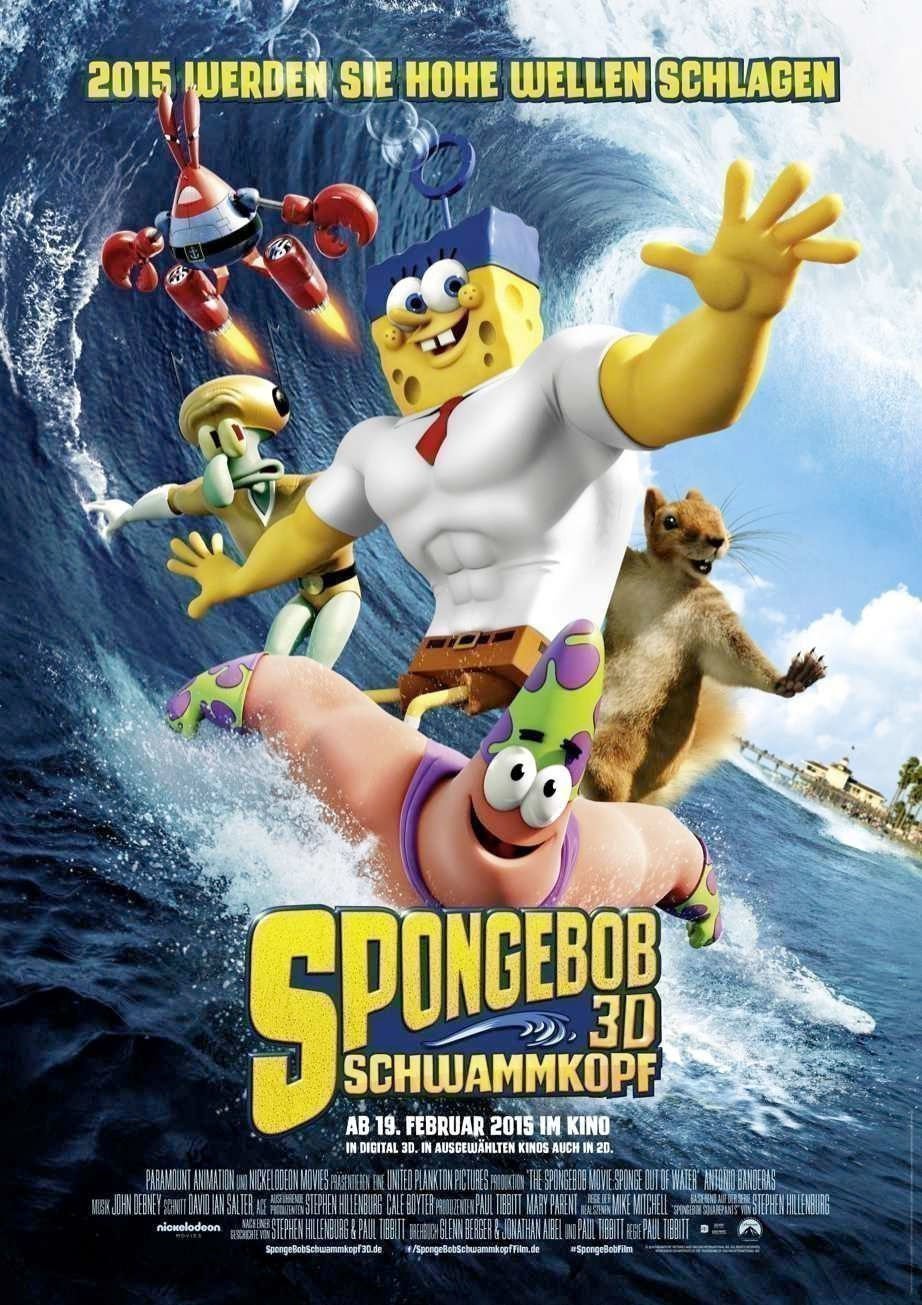 Sponge Bob Schwammkopf 3D - Plakat