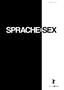 Sprache- Sex - Plakat