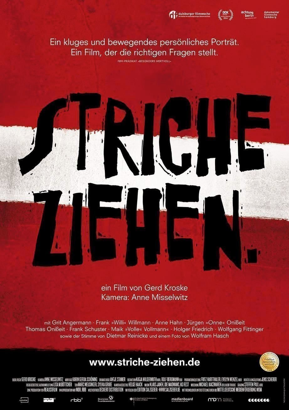 Striche ziehen - Plakat