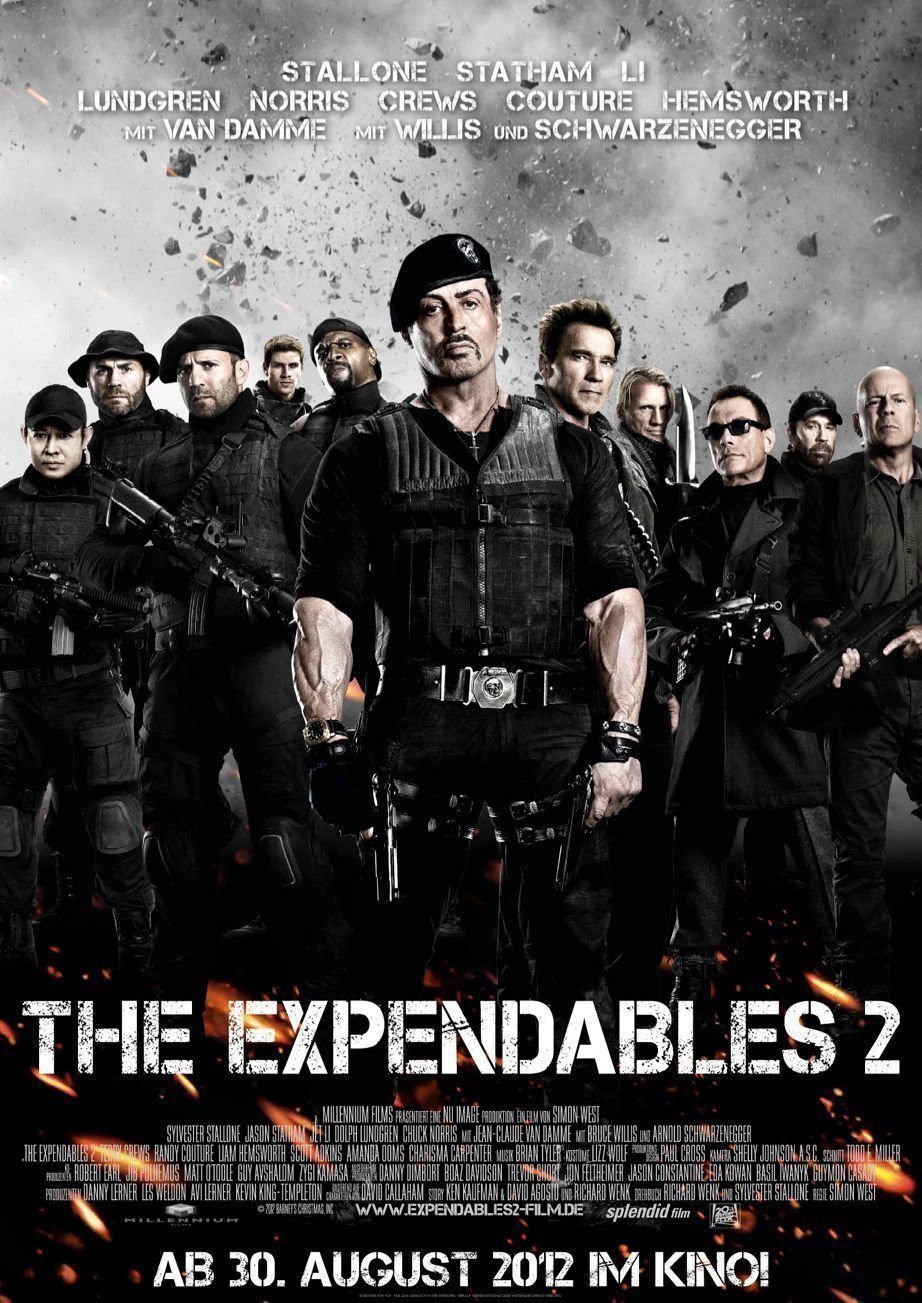 The Expendables 2 - Plakat