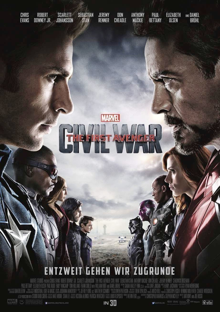 The First Avenger Civil War - Plakat