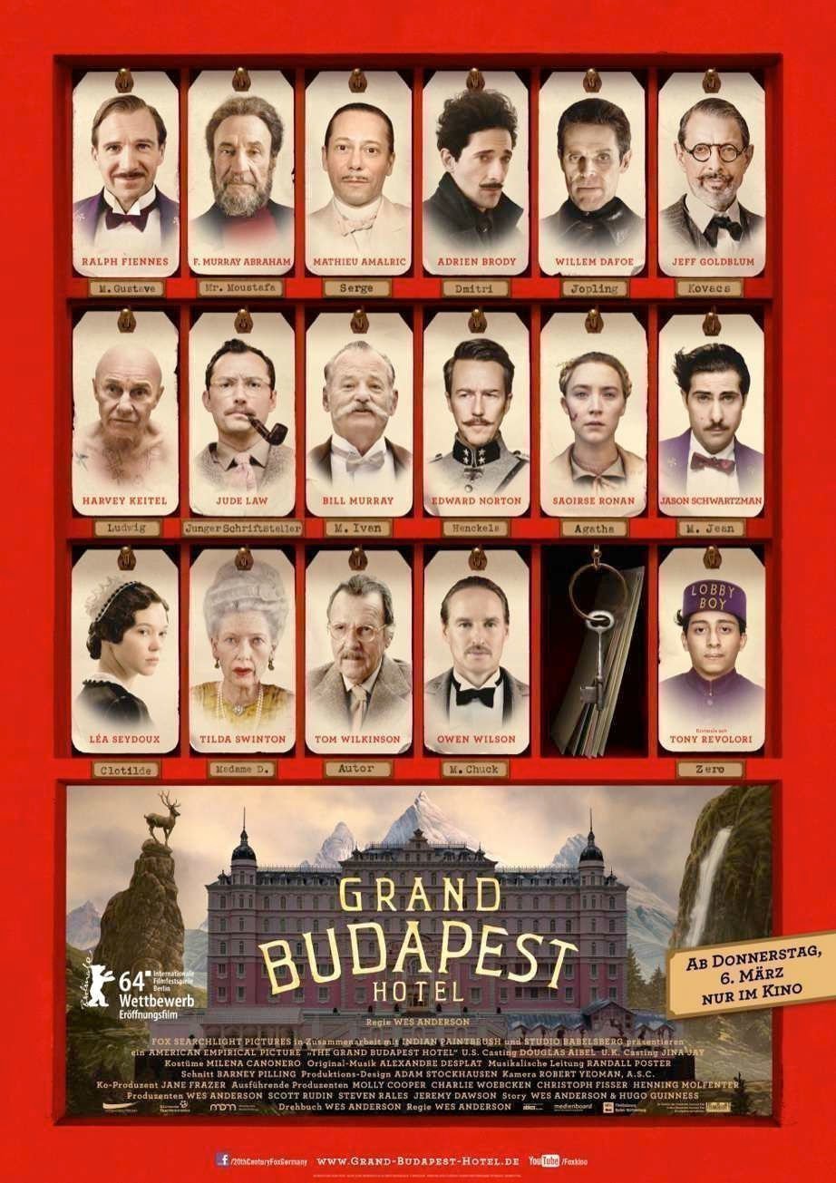 The Grand Budapest Hotel - Plakat