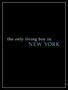 The Only Boy Living in New York - Poster
