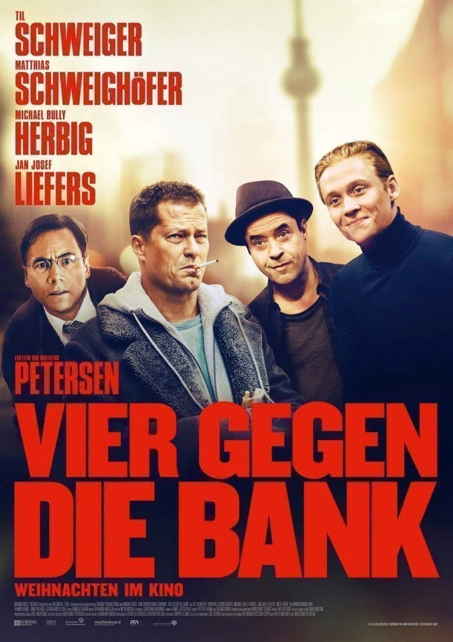 Vier gegen die Bank - Plakat