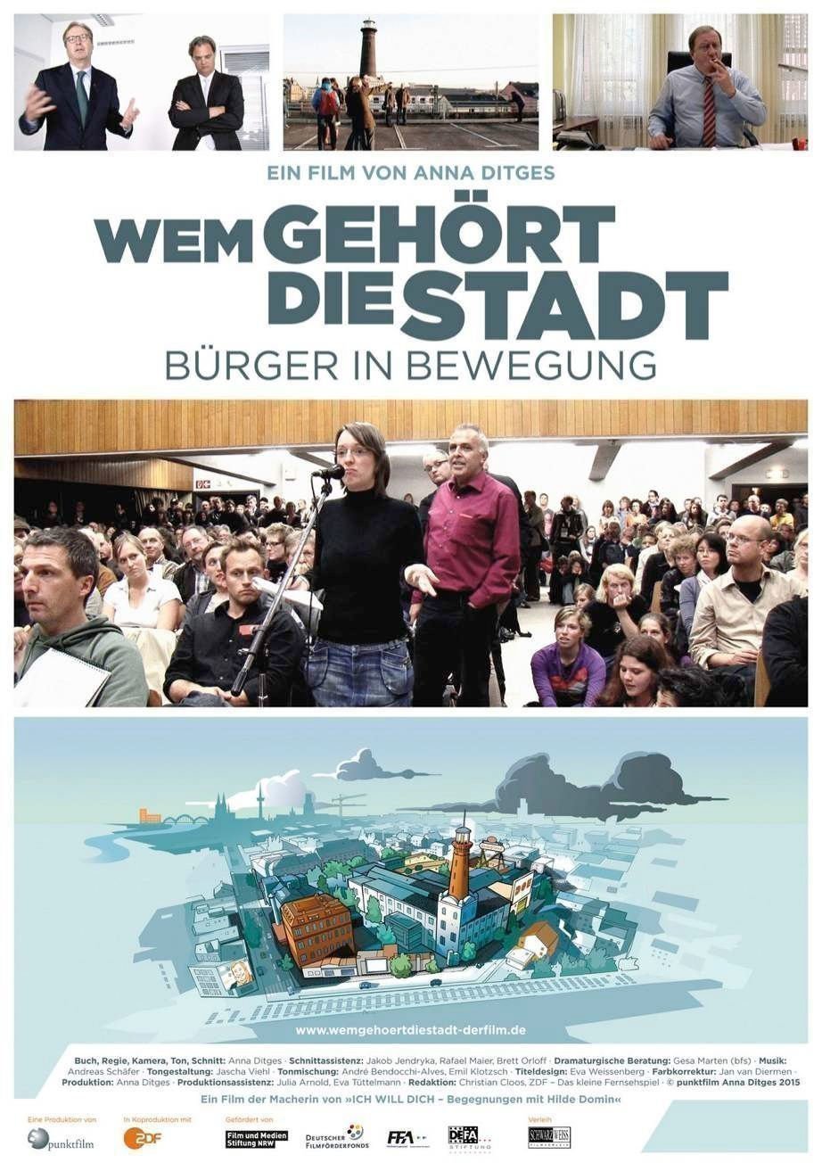 Wem gehoert die Stadt - Plakat