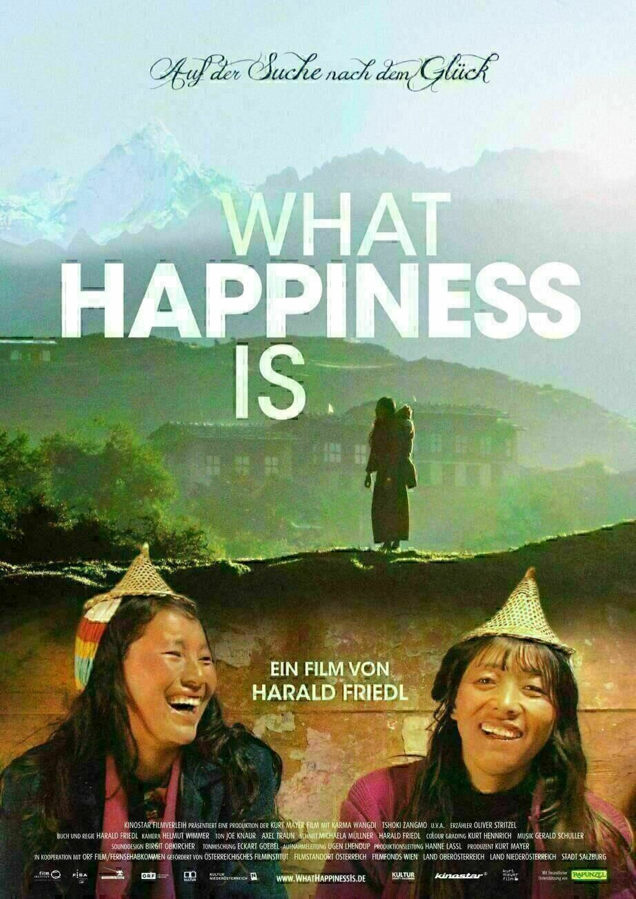 What happiness is - Plakat
