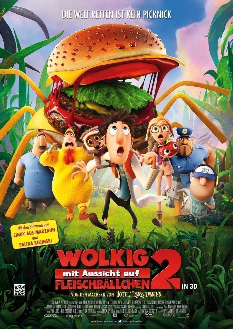 Wolkig mit Aussicht auf Fleischbaellchen 2 - Plakat