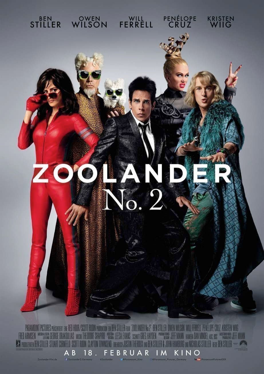 Zoolander No 2 - Plakat
